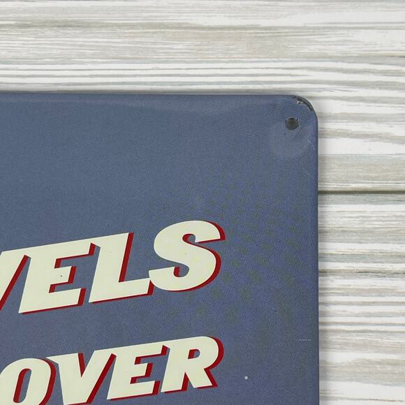 F0044 Tin Sign 5 Levels Of A Hangover - Picture 3 of 7